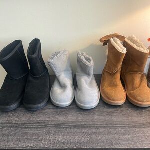 3 PAIR (set) Girls’ Koolaburra by Ugg booties boots